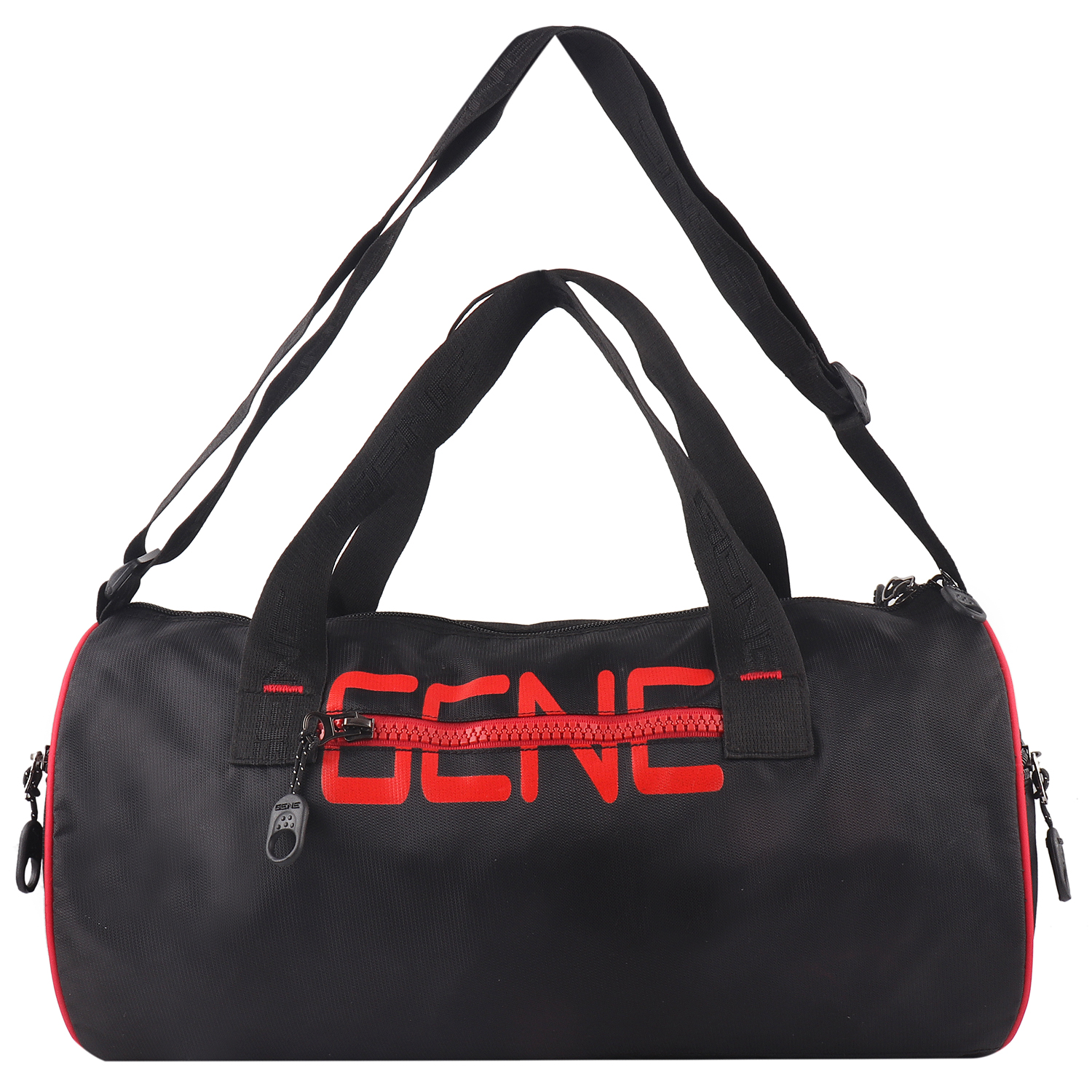 Buy Gene Bags® MN-331 Duffle Gym Bag with Shoe Cave | Capacity- 28 Liters  (Black) at Amazon.in