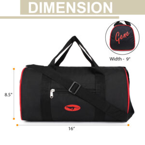 Gene Bags® MG-1022 Polyester Gym Bag/Unisex Gym Bags/Adjustable Shoulder Bag/Duffle Gym Bags for Men & Women| Capacity- 23 Liters…