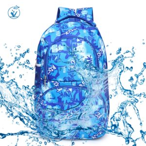 Gene Bags® MP-1011 Waterproof School Bags | Trendy Girls College Student Travel | Coaching Backpack | Capacity- 41 Liters(BLUE)