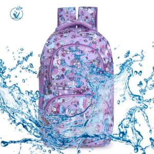 Gene Bags® MP-1011 Waterproof School Bags | Trendy Girls College Student Travel | Coaching Backpack | Capacity- 41 Liters(PURPLE)